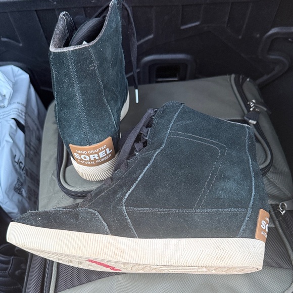 Sorel Shoes - Sorel Men's Dark Suede High-Top Sneakers